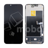 Дисплей для iPhone 13 Pro (A2640) в сборе с тачскрином Черный - (Soft OLED, Full HD, 120 Гц) (с верификацией = с привязкой без ошибки)