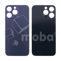 Задняя крышка для iPhone 14 Pro Max (A2895) Темно-фиолетовый (стекло, узкий вырез под камеру, логотип) - Премиум