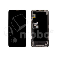 Дисплей для iPhone 11 Pro Max (A2218) в сборе с тачскрином Черный - (Soft OLED, Full HD) (площадка под IC)