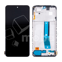 Дисплей для Xiaomi Redmi Note 11 (2201117TY) модуль с рамкой Черный - (OLED)