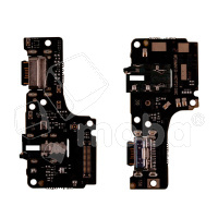 Шлейф для Xiaomi Redmi Note 10 (M2102K7AG) плата системный разъем/разъем гарнитуры/микрофон