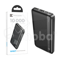 Внешний Аккумулятор (Power Bank) BC 10PB27 10000 mAh (10W, 2USB, MicroUSB, Type-C, LED индикатор) Черный