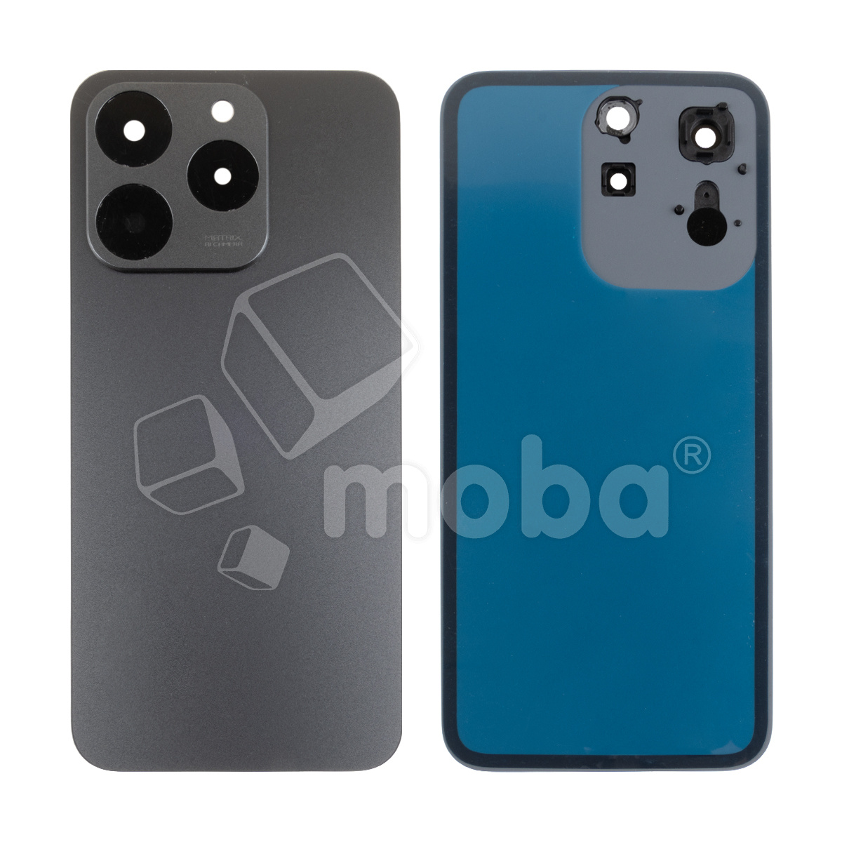 Задняя крышка для Realme 15T 5G (RMX5111) Черный - Премиум