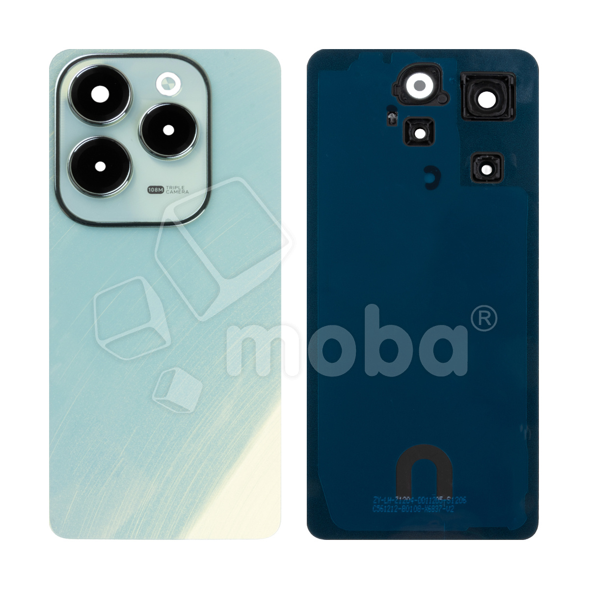 Задняя крышка для Infinix Hot 40 Pro (X6837) Зеленый - Премиум
