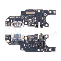 Шлейф для Huawei Honor X6a (WDY-LX1) плата на системный разъем/разъем гарнитуры/микрофон