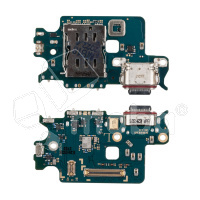 Шлейф для Samsung Galaxy S22 (S901B/EU version) плата системный разъем/разъем SIM/микрофон - Премиум
