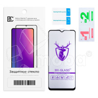 Защитное стекло "Премиум" для Realme C11/C15/C21/C11 2021/C21Y/C25s/C25Y/Narzo 30A/50i/50A Черный