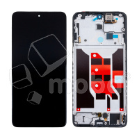 Дисплей для OPPO Reno 12 F 4G (CPH2687) модуль с рамкой Черный - (OLED)