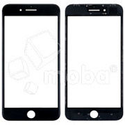 Стекло для переклейки iPhone 8 Plus с OCA пленкой + рамка Черный - OR (Mitsubishi)