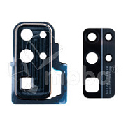 Стекло камеры для Huawei Honor 30 (BMH-AN10) в сборе с рамкой Черный