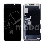 Дисплей для iPhone 11 Pro (A2215) в сборе с тачскрином Черный - (Hard OLED) Стандарт