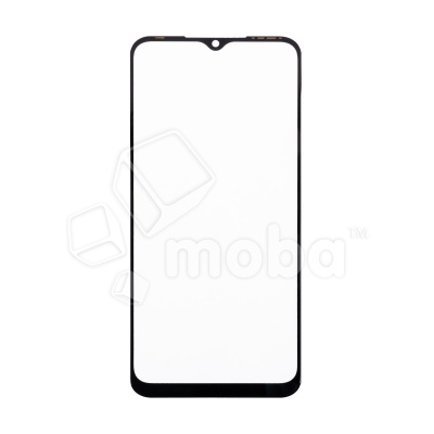 Стекло для переклейки Tecno POP 6 Pro (BE8) в сборе с OCA пленкой Черный - OR (Mitsubishi)