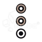 Стекло камеры для Infinix Smart 8 Pro (X6525B) (комплект 3 шт.) Черный