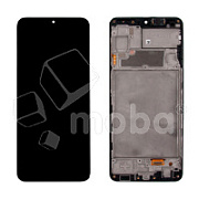 Дисплей для Samsung Galaxy A22 4G (A225F) модуль с рамкой Черный - OR (SP)