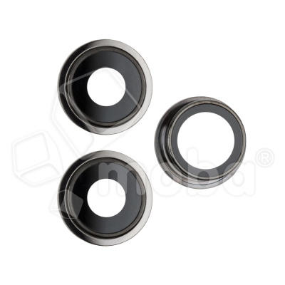 Стекло камеры для iPhone 13 Pro/13 Pro Max (комплект 3 шт.) Черный