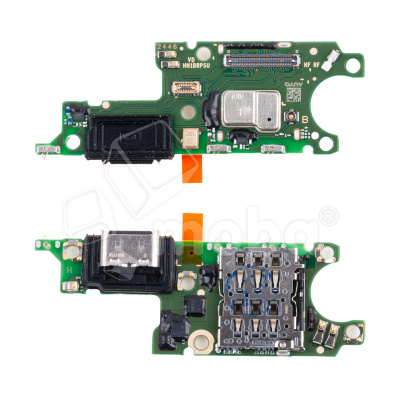 Шлейф для Huawei Honor X9c (BRP-NX1) плата на системный разъем/разъем SIM/микрофон - Премиум