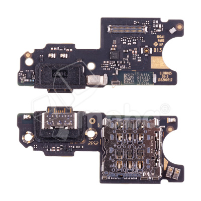 Шлейф для Xiaomi Redmi Note 15 4G (2510DRA23E/2510DRA23G) плата системный разъем/разъем SIM/микрофон - Премиум