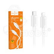 Кабель Type-C - Lightning Hoco X107 (3A, 27W, PD) Белый