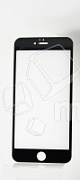 Защитное стекло "Стандарт" для iPhone 6/6S Черный (Полное покрытие)