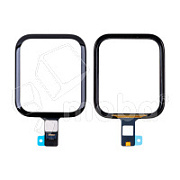 Стекло для переклейки Apple Watch 4 (44 мм) в сборе с тачскрином и OCA пленкой Черный - OR (Mitsubishi)