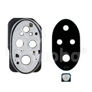 Стекло камеры для Huawei Honor 200 Pro (ELP-AN00) в сборе с рамкой Черный