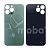 Задняя крышка для iPhone 13 Pro Max (A2645) Зеленый (стекло, монолит, широкий вырез под камеру, логотип) - Премиум