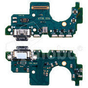 Шлейф для Samsung Galaxy A73 5G (A736B) плата системный разъем/разъем гарнитуры/микрофон - Премиум