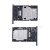 Держатель SIM для Samsung Galaxy A54 5G (A546E) Черный Держатель SIM для Samsung Galaxy A54 5G (A546E) Черный