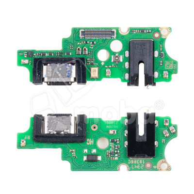 Шлейф для Infinix Hot 40/40 Pro (X6836/X6837) плата на системный разъем/разъем гарнитуры/микрофон - Премиум