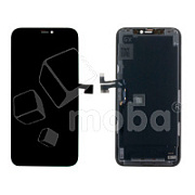 Дисплей для iPhone 11 Pro (A2215) в сборе с тачскрином Черный - (Hard OLED, Full HD) (площадка под IC)