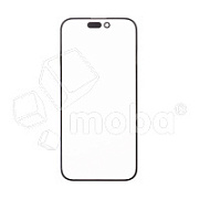 Стекло для переклейки iPhone 15 Pro (A3102) с OCA пленкой Черный - OR (Feaglet)