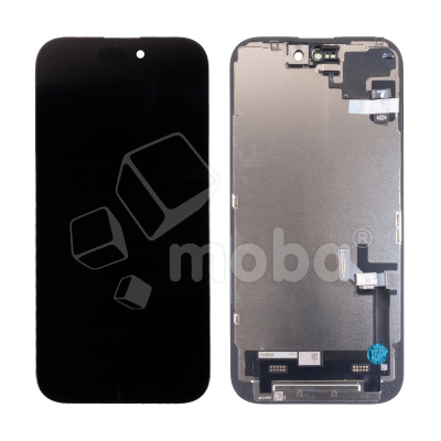 Дисплей для iPhone 15 (A3090) в сборе с тачскрином Черный - (In-Cell, Full HD) (с верификацией = с привязкой без ошибки)