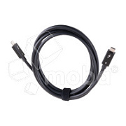 Кабель Type-C - Type-C Thunderbolt 5 (240W, PD, 2 м) (тех.упак.) Черный