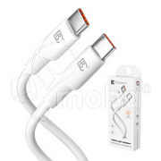Кабель Type-C - Type-C BC X81 Soft (PD) Белый