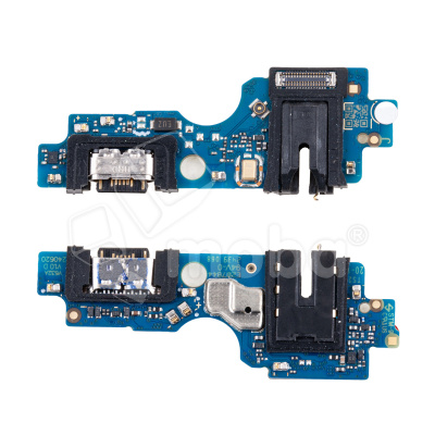 Шлейф для Infinix Smart 9/9 HD (X6532/X6532C) плата на системный разъем/разъем гарнитуры/микрофон - Премиум