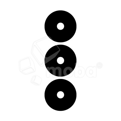 Стекло камеры для Realme C53/C51 (RMX3760/RMX3830) (комплект 3 шт.) Черный